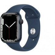 Apple Watch Series 7 45mm MKNR3 GPS Blue Aluminium Case with Abyss Blue Sport Band 