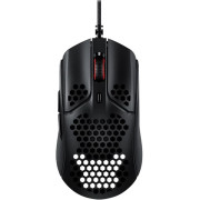 HYPERX Pulsefire Haste Gaming Mouse, Black, Ultra-light hex shell design, 400–16000 DPI, 4 DPI presets, Pixart PAW3335 Sensor, Split-button design for extra responsiveness, Per-LED RGB lighting, USB,  80g