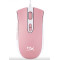 HYPERX Pulsefire Core Gaming Mouse, Pink/White, 400–6200 DPI, 4 DPI presets, Pixart 3327 sensor, RGB Logo, 7 x button mouse with ultra-responsive Omron switches, Comfortable symmetric design, Easy customisation with HyperX NGenuity software, USB, 87g
