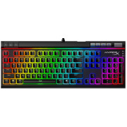 HYPERX Alloy Elite II RGB Mechanical Gaming Keyboard (RU), Mechanical keys (HyperX Red key switch) Backlight (RGB), 100% anti-ghosting, Key rollover: 6-key / N-key modes, Ultra-portable design, Solid-steel frame,  USB