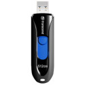 512GB  USB3.1 Flash Drive Transcend JetFlash  790, Black-Blue, Slider (R/W:90/40MB/s)