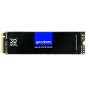 M.2 NVMe SSD 512GB  GOODRAM PX500 Gen.2, PCIe3.0 x4 / NVMe1.3, M2 Type 2280, Read: 2000 MB/s, Write: 1600MB/s, Controller SMI 2263XT, 3D NAND Flash  SSDPR-PX500-512-80