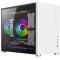 Case mATX GAMEMAX SPARK, w/o PSU, 1xUSB3.0, 1xType-C, Dual Tempered Glass, White