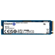 .M.2 NVMe SSD 1.0TB  Kingston  NV2 [PCIe 4.0 x4, R/W:3500/2100MB/s, 320TBW, 3D-NAND QLC]
