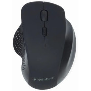 Wireless Mouse Gembird MUSW-6B-02, Optical, 800-1600 dpi, 6 buttons, Ergonomic, 1xAA, Black