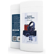 Cleaning wipes for screens with Alcohol Gembird CK-AWW50-01, Tube  50 pcs.