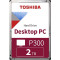 3.5" HDD 2TB Toshiba P300 HDWD320UZSVA, 7200rpm, SATA3 6Gb/s, 256MB, HDWD320UZSVA (hard disk intern HDD/внутрений жесткий диск HDD)