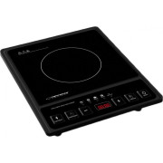 Induction Hot Plate Esperanza KRAKATAU EKH011 (EKH005) Black,  2000W, Cooking surface:  Unpolished black crystal glass 14-22cm, 50%  cooking time savings as compared to electrical hot plate, Automatic pot detection (automatic shut down if the pot is not s