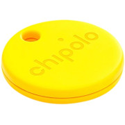 CHIPOLO ONE, Yellow (For keys / backpack / bag, Use the Chipolo app to ring your misplaced item or double click on Chipolo to find your phone, Louder sound, Longer battery life - Up to 2 years of finding power, Replaceable battery, Water resistant)