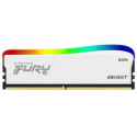 16GB DDR4-3600  Kingston FURY® Beast DDR4 RGB Special Edition, PC28800, CL18, 1.35V, Auto-overclocking, Asymmetric WHITE heat spreader, Dynamic RGB effects featuring Kingston FURY Infrared Sync technology, Intel XMP Ready  (Extreme Memory Profiles)