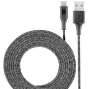 Type-C Cable Cellular, Long, 2.5M, Black