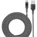 Type-C to Type-C Cable Cellular, Long, 2.5M, Black