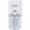 Panasonic Basic Charger 2-pos AA/AAA + 2AA 2000mAh, K-KJ50MCD20E
