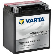 VARTA 514902021I314 Аккумулятор   12V 14AH 250A(EN) клемы 1 (150x87x161) YTX16-BS AGM