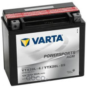 VARTA 518901026A514 Аккумулятор   12V 18AH 250A(EN) клемы 0 (177x88x156) YTX20L-BS AGM