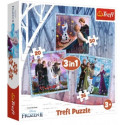 Trefl 34853 Puzzles 3In1 Disney Frozen 2