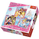 Trefl 34833 Puzzles 3In1 Disney Princess