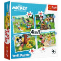 Trefl-Puzzles 4in1 Mickey Mouse