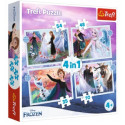 Trefl 34398 Puzzles 4In1 Disney Frozen 2