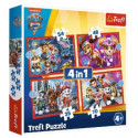 Trefl 34374 Puzzles 4In1 Paw Patrol