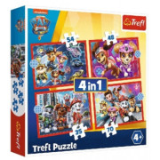 Trefl 34374 Puzzles 4In1 Paw Patrol