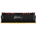8GB DDR4-3600  Kingston FURY® Renegade DDR4 RGB, PC28800, CL16, 1.35V, 1Rx8, Dynamic RGB effects featuring Kingston FURY Infrared Sync technology, Asymmetric BLACK Large heat spreader, Intel XMP Ready (Extreme Memory Profiles)