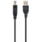 Gembird CCP-USB2-AMBM-6, Cable USB2.0 Professional series, 1.8 m, USB 2.0 A-plug B-plug, Black