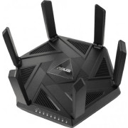 ASUS RT-AXE7800 Tri-band WiFi 6E (802.11ax) Router, New 6GHz Band, Wireless-AX7800 574 Mbps+4804 Mbps+2402 Mbps, Tri Band 2.4GHz/5GHz/6GHz for up to super-fast 7.8Gbps, 2.5G BaseT for WAN x 1, Gigabit LAN x 4, USB 3.2