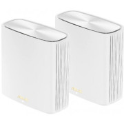 ASUS ZenWiFi XD6 WiFi System (XD6 2 Pack), White, WiFi 6 802.11ax Mesh System, Wireless-AX5400 574 Mbps+4804, Dual Band 2.4GHz/5GHz for up to super-fast 5.4Gbps, WAN:1xRJ45 LAN: 3xRJ45 10/100/1000