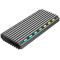 .M.2 NVMe SSD Enclosure Cablexpert EE2280-U3C-03 USB3.1 Type-C, Durable Aluminum