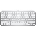 Wireless Keyboard Logitech MX Keys Mini, Premium typing, Metal plate, BT/2.4Gh, US Layout, Pale Grey