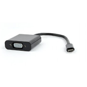 Adapter  Type-C to VGA socket 0.15m Cablexpert, 1080p FHD at 60 Hz, A-CM-VGAF-01
