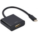 Adapter  Type-C to HDMI socket 0.15m Cablexpert, up to 4K at 30 Hz  A-CM-HDMIF-03