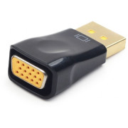 Adapter DP M to HDMI&VGA F  Cablexpert A-DPM-HDMIFVGAF-01 Display port male to HDMI&VGA fem