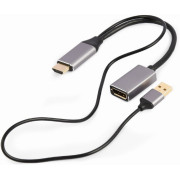 Adapter DP F to HDMI M  Active 4K Cablexpert A-HDMIM-DPF-02 Display port fem to HDMI male