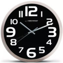 Clock Wall Esperanza ZURICH  EHC013K Black ,  25 cm, plastic frame, Quiet movement, hook for easy installation, Power: 1x AA battery (not included)