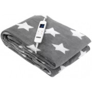 NOVEEN Electric Heated Blanket EB651 Grey Star 180 x 130 cm
