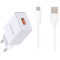Jokade Wall Charger with Cable USB to Type-C Single Port 5A Changyu, White