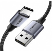 UGREEN Cable USB-A to Type-C QC 3.0 Nickel Plating Aluminum Braid (2m), US288, Black