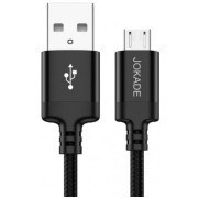 Jokade Cable USB to Micro USB Junlian 5A 1m, Black