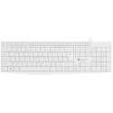 Natec Keyboard Nautilus, US Layout White