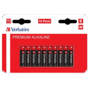 Verbatim Batteries AAA Alkaline 10 pcs Blister