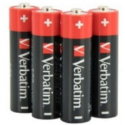 Verbatim Batteries AA Alkaline 4 pcs Pack Shrink