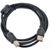 Cable USB AM-BM 1m LANBERG Black