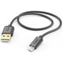 Charging Cable, USB-A - Lightning, 1.5 m, black