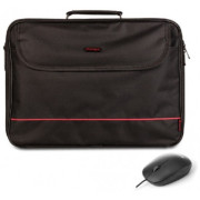 NGS BUREAU KIT 16" Laptop Bag+Wired Optical Mouse