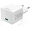 Hama Fast Charger, USB-C, PD/Qualcomm®, Mini-Charger, 20 W, white