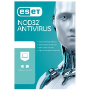 ESET NOD32 Antivirus For 1 year. For protection 3 objects. (or renewal for 20 months), Card