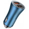 USB Car Charger - Baseus Golden Contactor, 2xUSB (U + U), 40W, Blue CCJD-A03