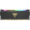 8GB DDR4-3200 VIPER (by Patriot) STEEL Performance RGB Sync, PC25600, CL18, 1.35V, Custom Design Aluminum HeatShiled, 5 Customizable Lightning Zones, Intel XMP 2.0 Support, Black w/ Golden Viper Logo
